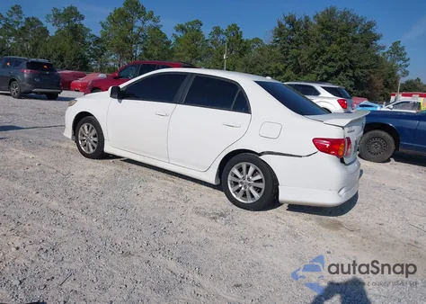 2010 Toyota Corolla S из США, поврежденный, VIN 2T1BU4EE9AC477929